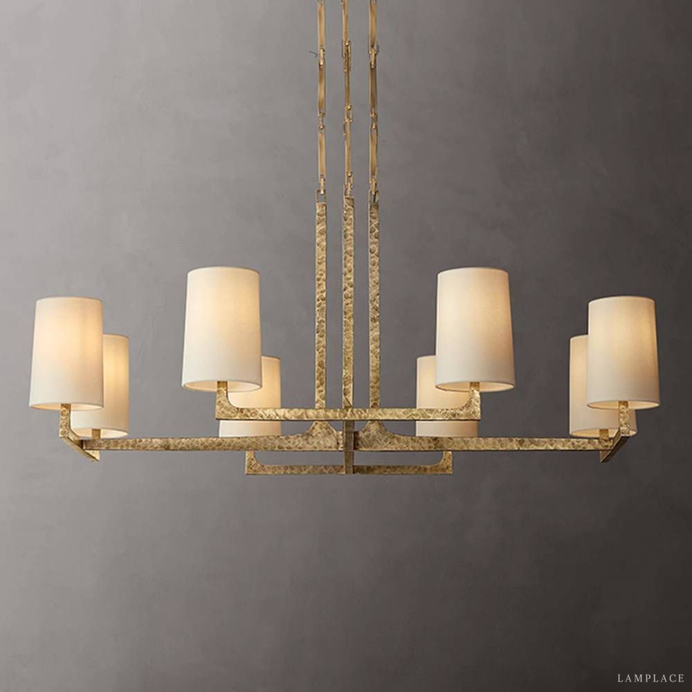 Wright Simplicity Forged Square Chandelier 48"