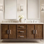 Ravelle Clear Glass Wall Sconce