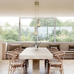 Rain Aura Glass Round Chandelier 5"