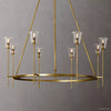 Torche Sculpted Glow Round Chandelier 46"