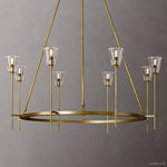 Torche Sculpted Glow Round Chandelier 46"