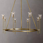 Torche Sculpted Glow Round Chandelier 46"