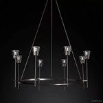 Torche Sculpted Glow Round Chandelier 46"