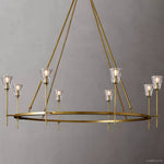 Torche Sculpted Glow Round Chandelier 58"