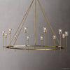 Torche Sculpted Glow Round Chandelier 70"