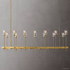 Torche Sculpted Glow Rectangular Chandelier 67"