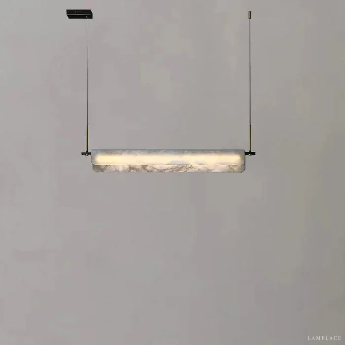Alabaster Studio Folded Linear Chandelier