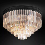 Odeon Deco Prism Tiered Flush Mount