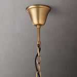 Rococo Vintage Crystal Round Chandelier 72"