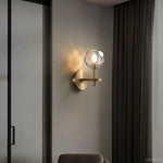 Boule De Radiant Crystal Short Wall Sconce