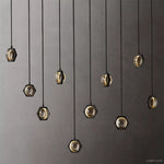 Eclatant Celestial Orbit Linear Chandelier 72"