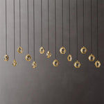 Eclatant Celestial Orbit Linear Chandelier 54"