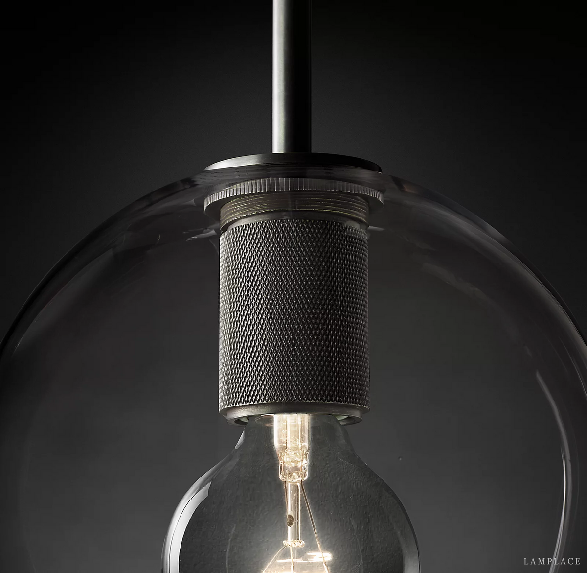 Utilitaire Globe Shade Pendant Light