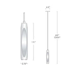 Chartier Precision Crystal Pendant Light