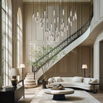 Soltaire Raindrop Crystal Round Chandelier
