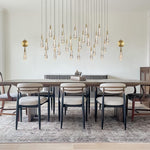 Soltaire Raindrop Glass Linear Chandelier