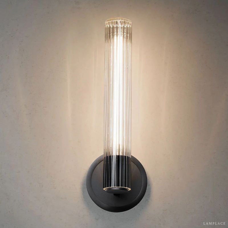 Vallon Etched Glass Wall Sconce