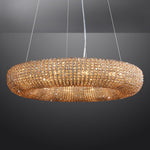 Halo Stranded Crystal Round Chandelier 32"