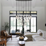 Soltaire Raindrop Crystal Round Chandelier