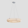 Alabaster Natural Glow Round Chandelier