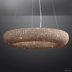 Halo Stranded Crystal Round Chandelier 32"