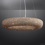 Halo Stranded Crystal Round Chandelier 59"