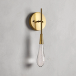 Soltaire Raindrop Glass Wall Sconce