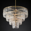 Marignan Modern Crystal Tiered Round Chandelier 48"