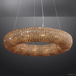Halo Stranded Crystal Round Chandelier 59"