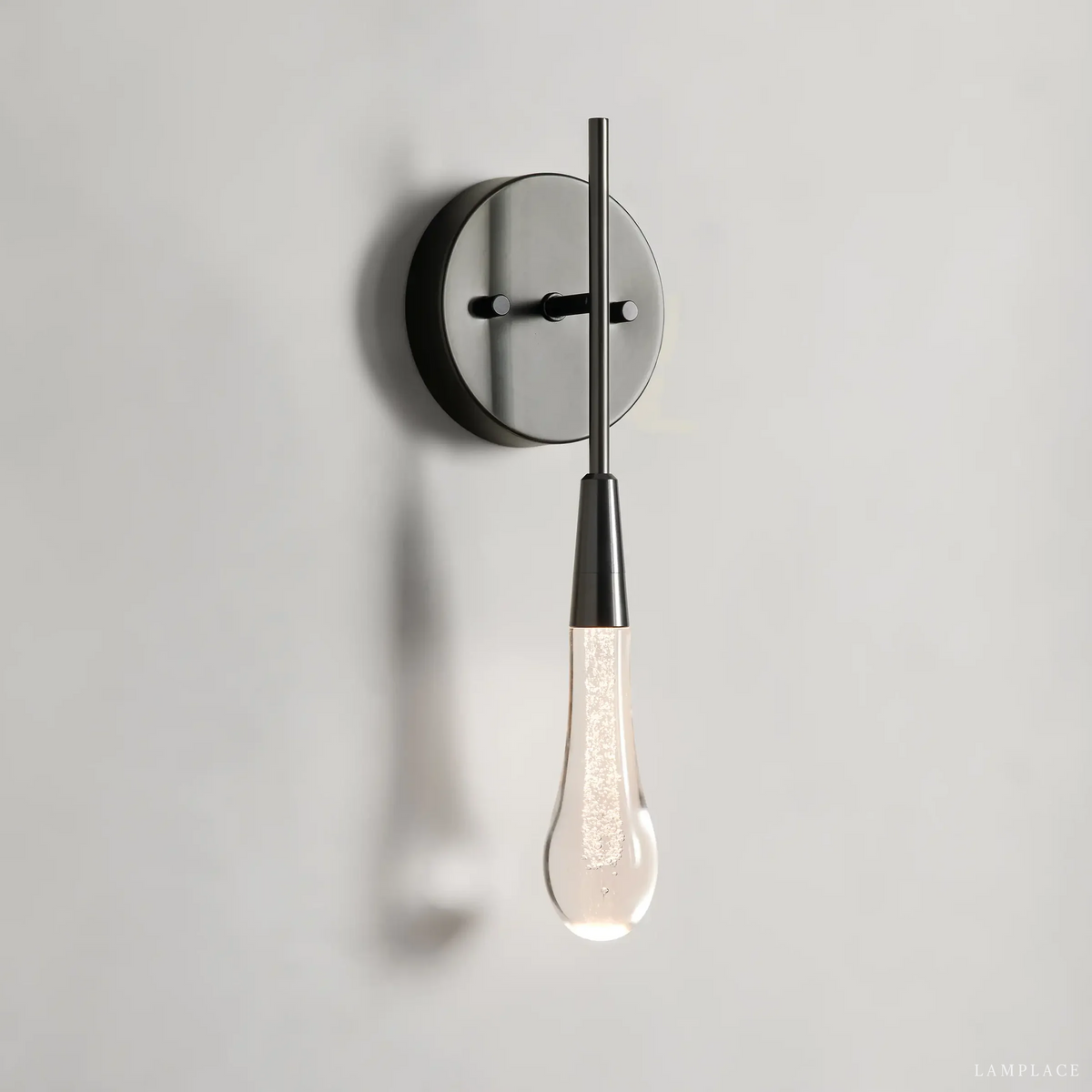 Soltaire Raindrop Glass Wall Sconce