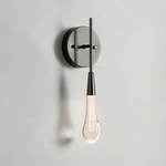 Soltaire Raindrop Glass Wall Sconce