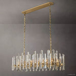 Monclair Radiant Crystal Linear Chandelier 72"