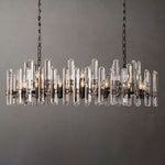 Monclair Radiant Crystal Linear Chandelier 54"