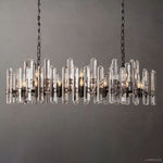 Monclair Radiant Crystal Linear Chandelier 54"