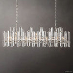 Monclair Radiant Crystal Linear Chandelier 54"