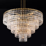 Marignan Modern Crystal Tiered Round Chandelier 60"