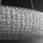 Halo Stranded Crystal Round Chandelier 59"
