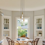 Soltaire Raindrop Crystal Cluster Pendant Light