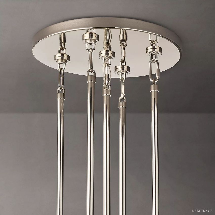 Marignan Modern Crystal Tiered Round Chandelier 48"