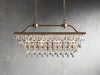Anabella Exquisite Crystal Rectangular Chandelier