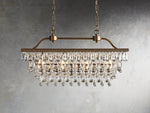 Anabella Exquisite Crystal Rectangular Chandelier