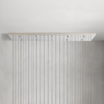 Soltaire Raindrop Glass Linear Chandelier