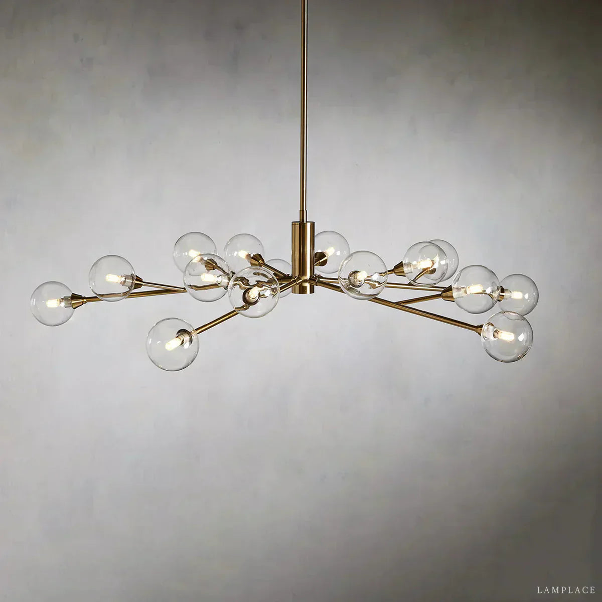 Apollo Modern Glass Ball Round Chandelier