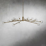 Apollo Modern Glass Ball Round Chandelier