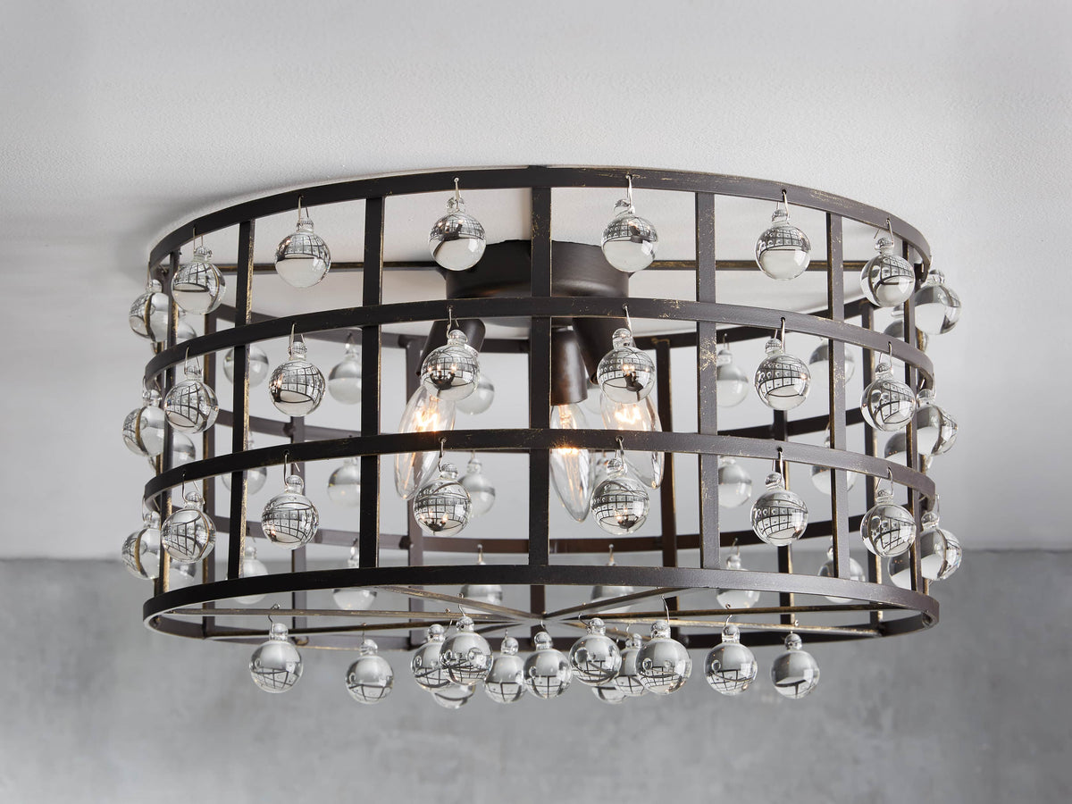 La Cage Astral Forge Flush Mount