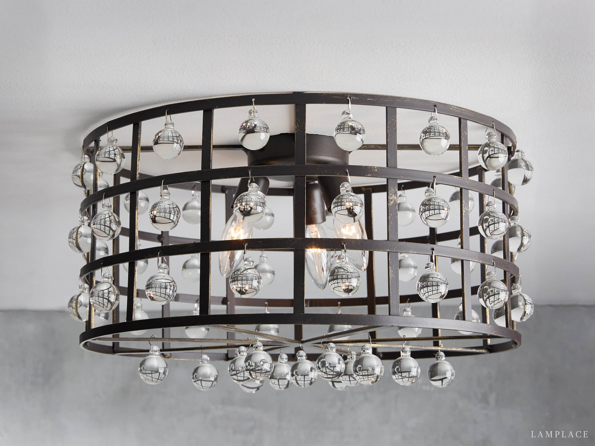 La Cage Astral Forge Flush Mount