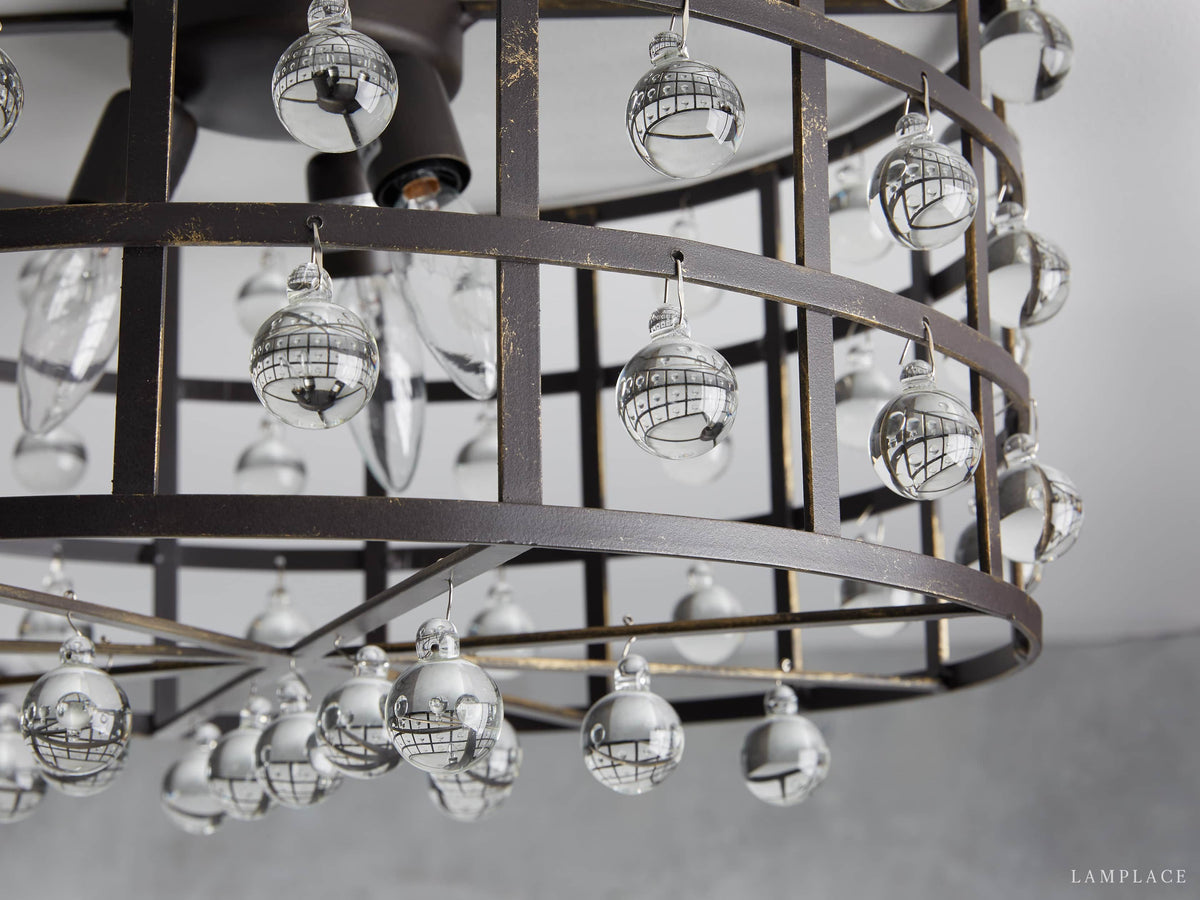La Cage Astral Forge Flush Mount