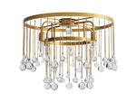 Aubrey Crystal Ball Flush Mount