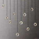 Eclatant Celestial Orbit Linear Chandelier 54"
