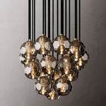 Boule De Radiant Crystal Cluster Chandelier 19"